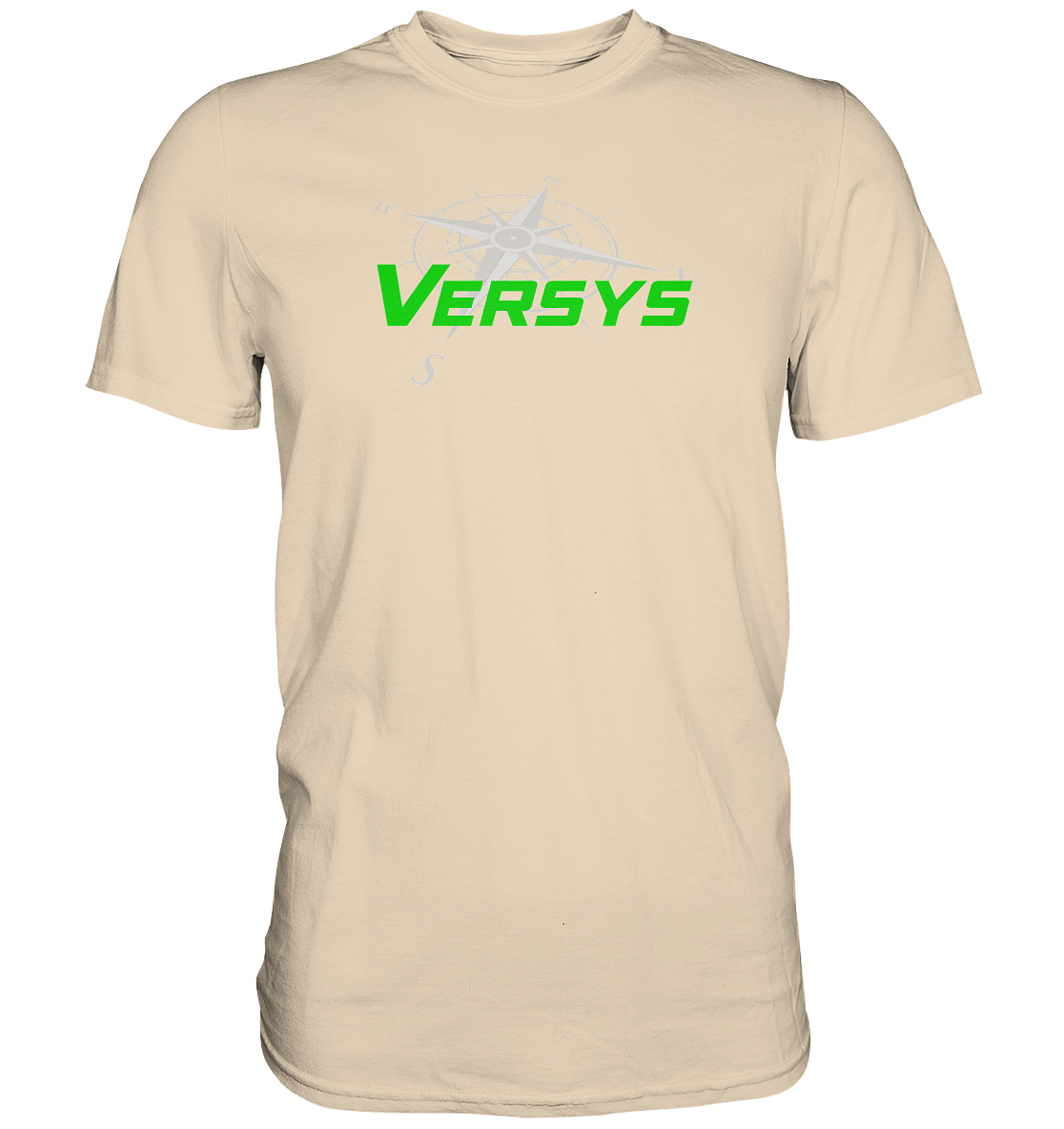 Versys mit Kompass - helle shirts - Premium unisex Shirt