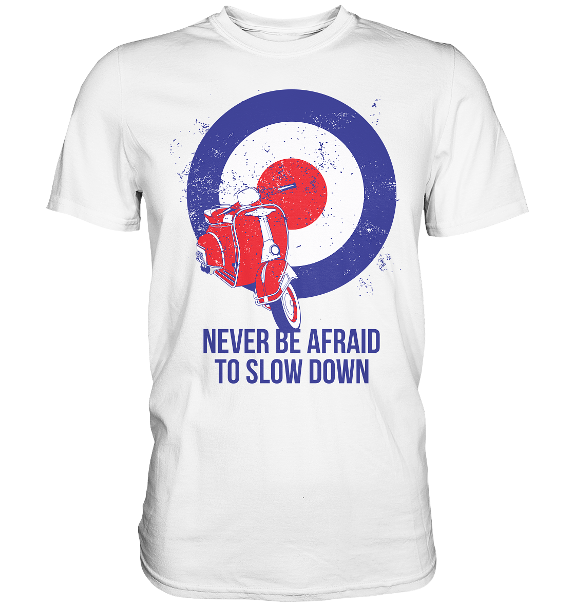 Never be afraid to slow down - Premium unisex Shirt