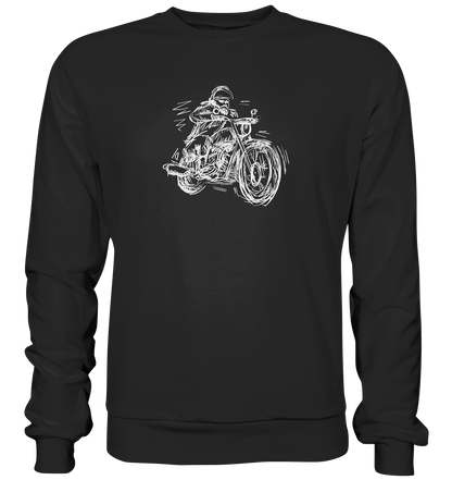 Stilisierter Biker - Premium unisex Sweatshirt