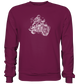Stilisierter Biker - Premium unisex Sweatshirt