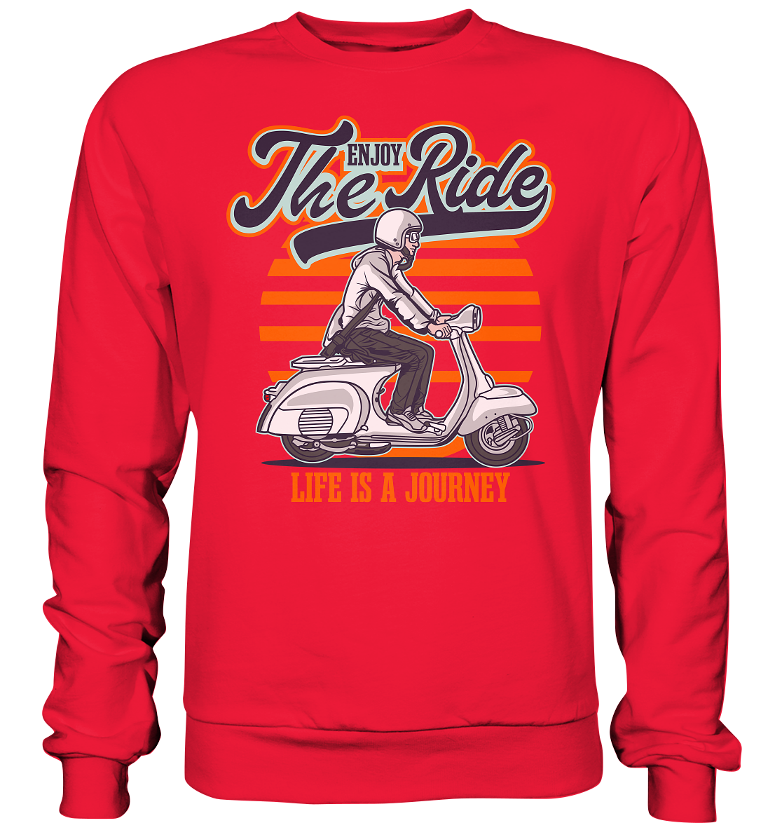 Enjoy the ride (Scooter) - Premium unisex Sweatshirt